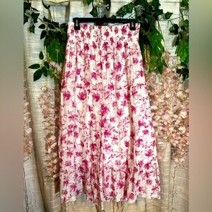 J Gee Tiered Floral Skirt